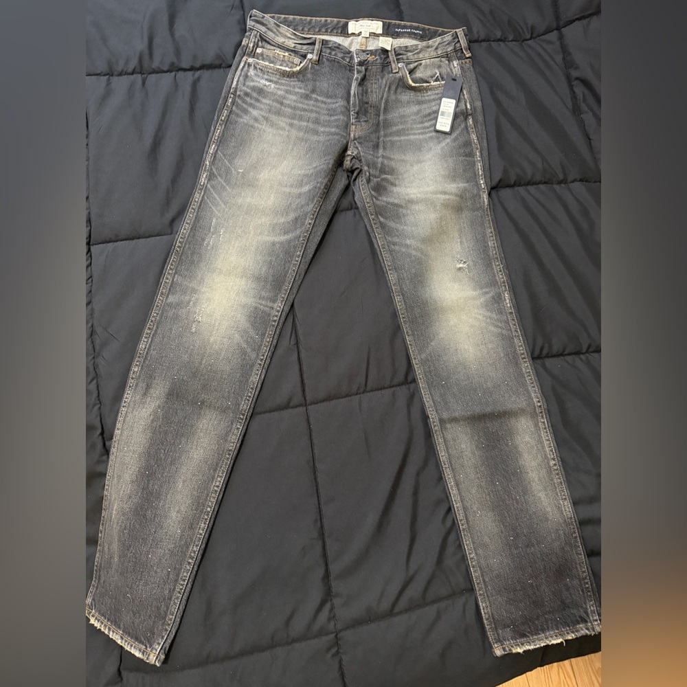 Marc Jacobs Distressed Gray Skinny Jeans
